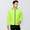 New Jacket Men Waterproof Hooded Windrunner Quick Dry Front Zip Gym Jackets For Men